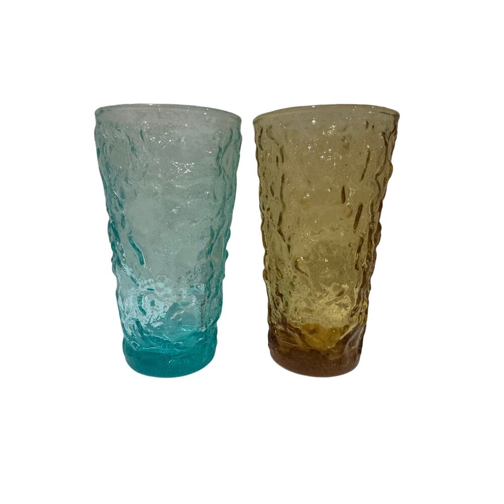 Anchor Hocking Lido Milano Crinkle Glasses MCM